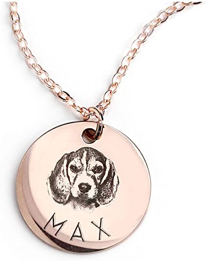 Engraved Pet-Photo Necklace