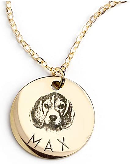 Engraved Pet-Photo Necklace