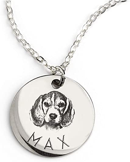 Engraved Pet-Photo Necklace