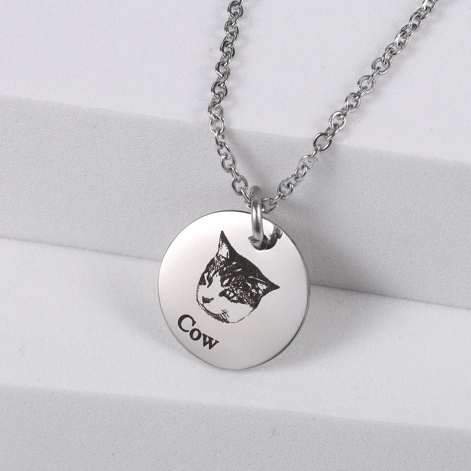 Engraved Pet-Photo Necklace