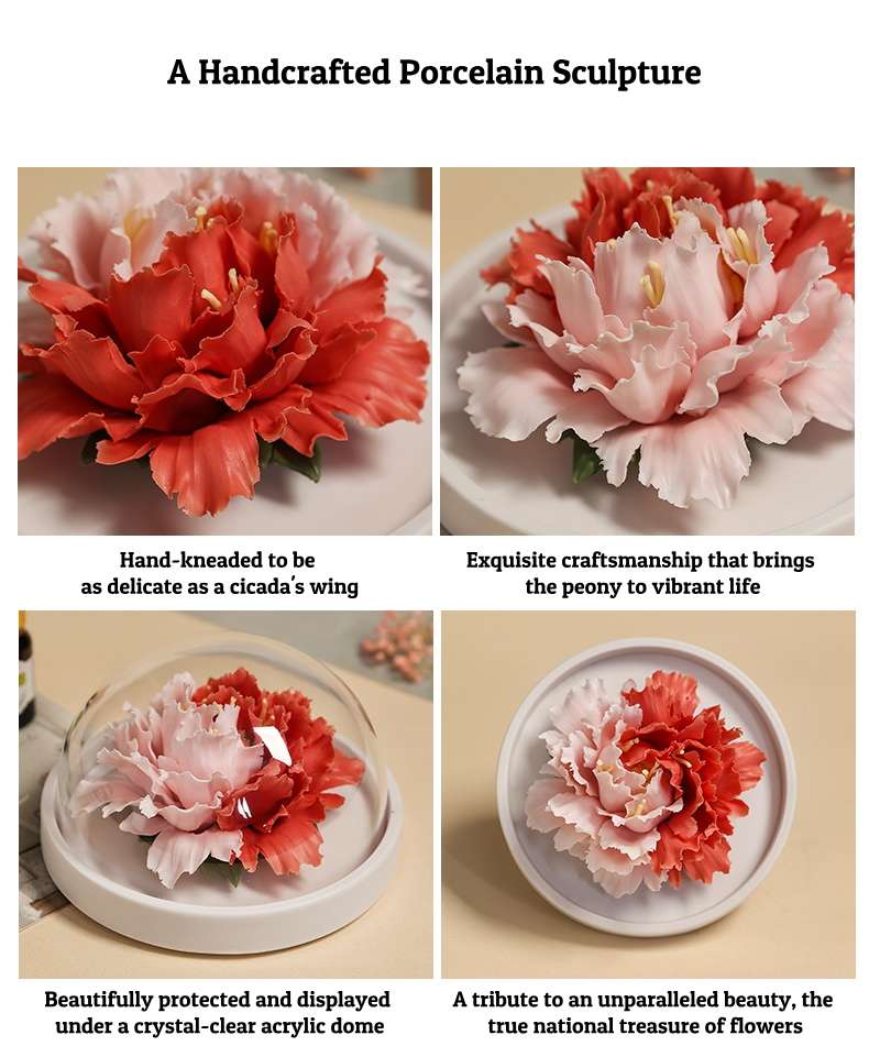 The description of the handmade flower ceramic diffuser.
