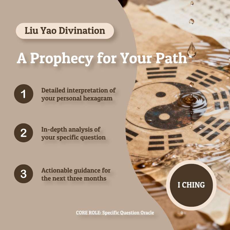 The cover of I Ching divination.
