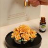 The use of the handmade flower ceramic diffuser,