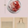 The size dieatils about the handmade flower ceramic diffuser.