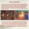 The story of chinese paper cutting nine colored deer.
