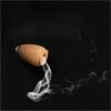 Step-by-step guide on how to light Natural Waterfall Backflow Cones and place them on the burner hole for the best smoke effect.