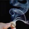Step-by-step guide on how to light Natural Waterfall Backflow Cones and place them on the burner hole for the best smoke effect.