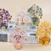 natural healing gemstone crystal tree five
