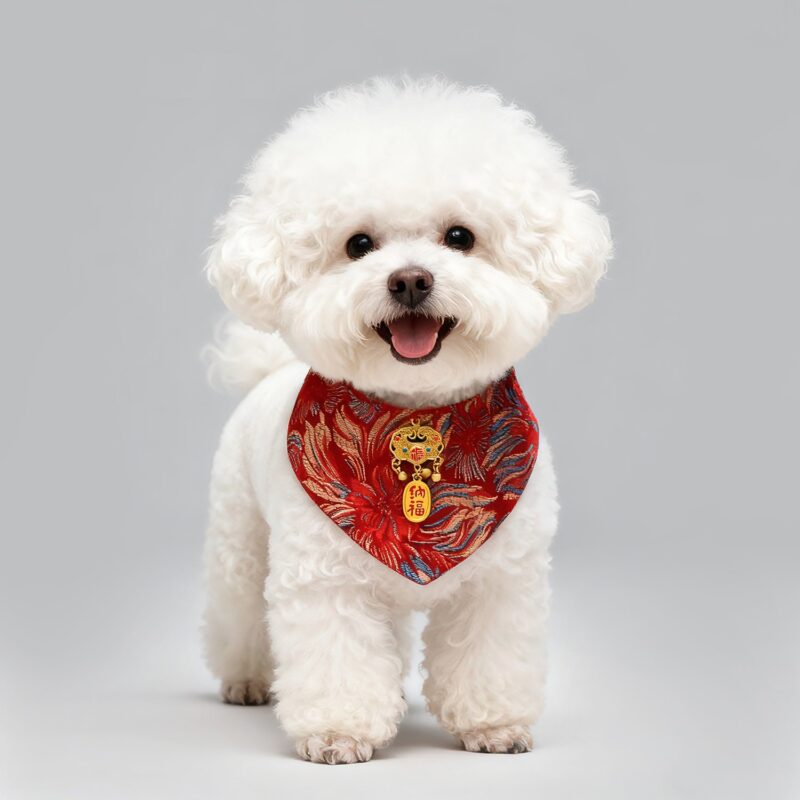New Year Dog Scarf