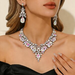 party jewelry set white model