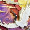 3D Chinese Paper Cutting Cloud Crane