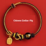 Buddha Stones Chinese Zodiac String pig
