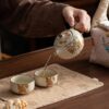 Buddha Stones Ru Kiln Travel Tea Set