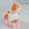 Lucky Ceramic Horse Figurine orange