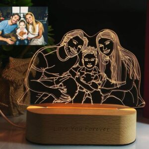 Personalized 3D Group Photo Night Light