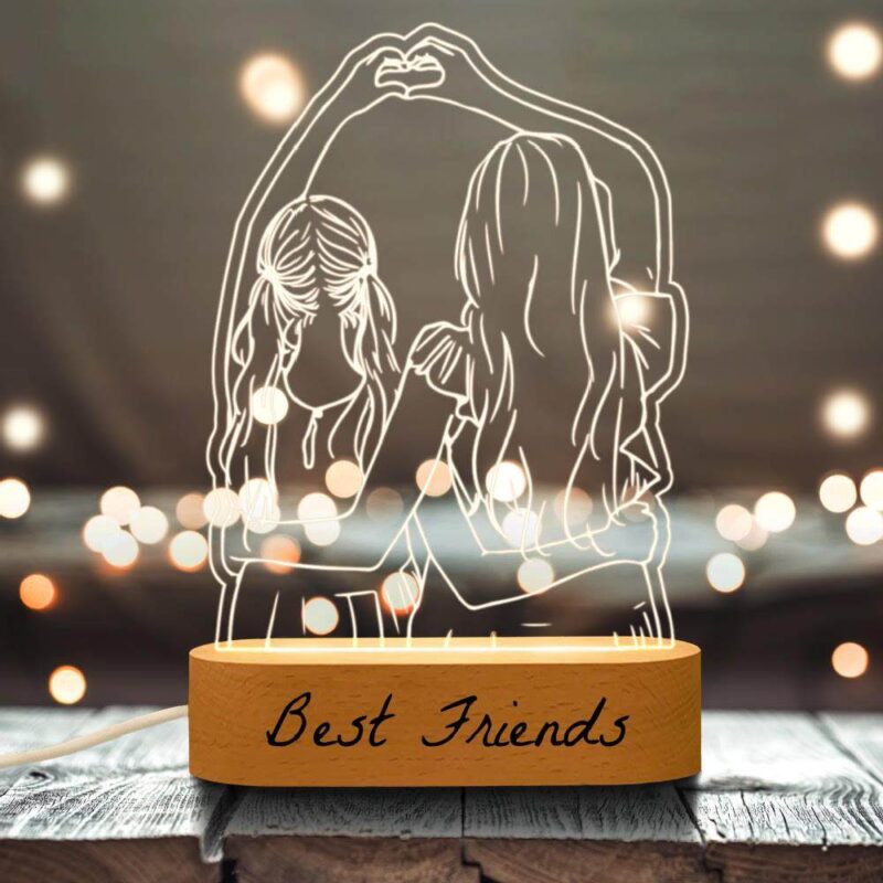 Personalized 3D Photo Night Light