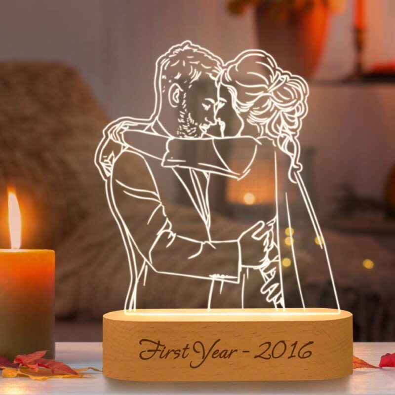 Personalized 3D Photo Night Light