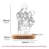 Personalized 3D Photo Night Light