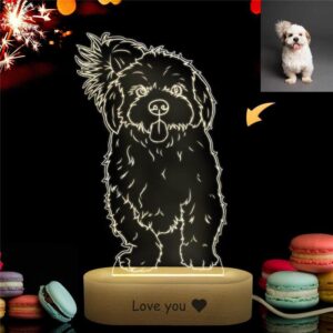 Personalized 3D Pet Photo Night Light