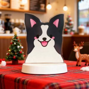 Custom Puppy Night Light Border Collie