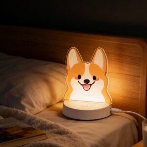 Custom Puppy Night Light Corgi
