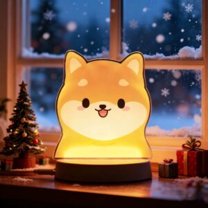 Custom Puppy Night Light Shiba