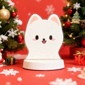 Custom Puppy Night Light White Pomeranian