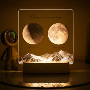 Personalized Moon Phase Memorial Frame